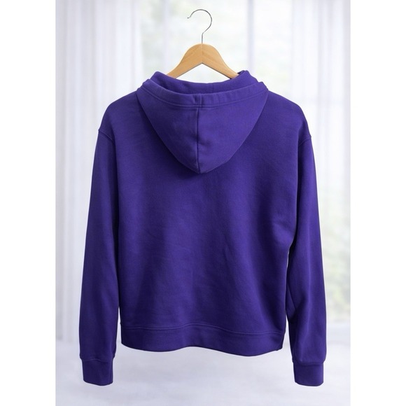 Northwestern Wildcats Hoodie purple Under Armour Jersey Fleece Sweatshirt Size M - Picture 3 of 13